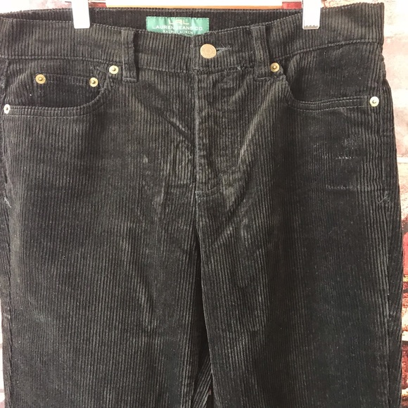 Ralph Lauren black corduroy pants Size 6 - Picture 4 of 8